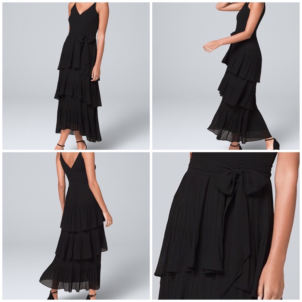 💃🏻 White House Black Market, Señorita Bonita Tiered Maxi Dress